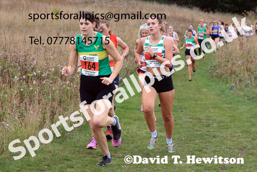 SSenior Womens Relay, 2025 Farringdon Cross Country Relays, Sunderland. Photo: David T. Hewitson/Sports for All Pics